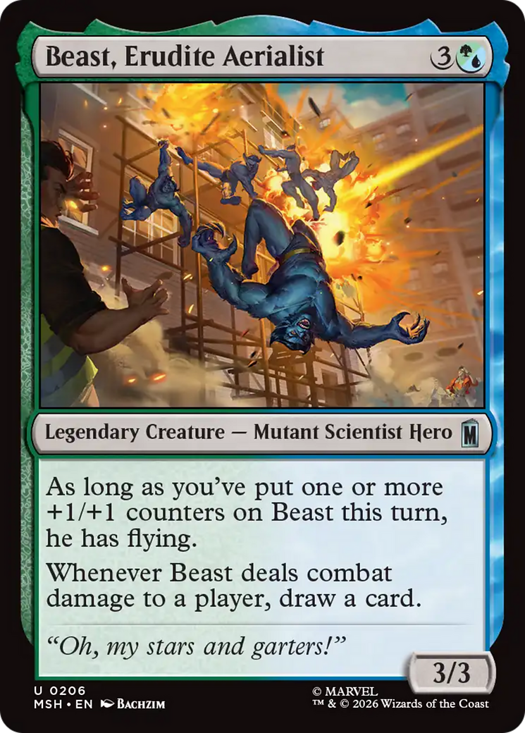 Beast, Erudite Aerialist (MSH) #206 [EN/N]