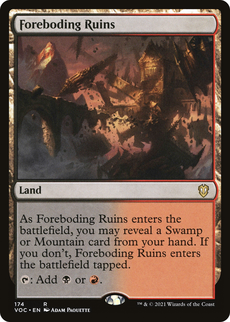 Foreboding Ruins (VOC) #174 [EN/N]