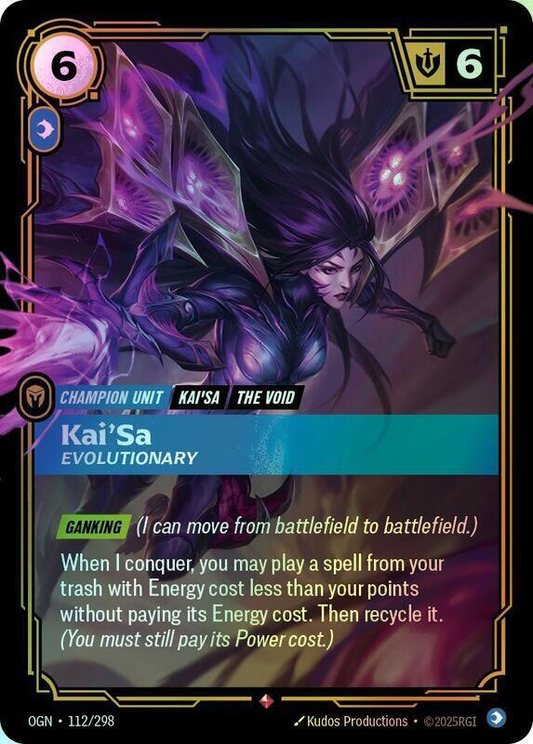 Kai'Sa - Evolutionary (OGN) #112 [EN/F] s/o