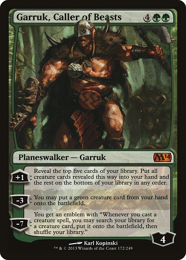 Garruk, Caller of Beasts (M14) #172 [EN/N] s/o