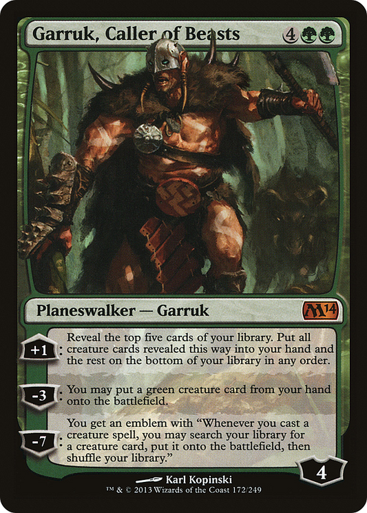 Garruk, Caller of Beasts (M14) #172 [EN/N] s/o