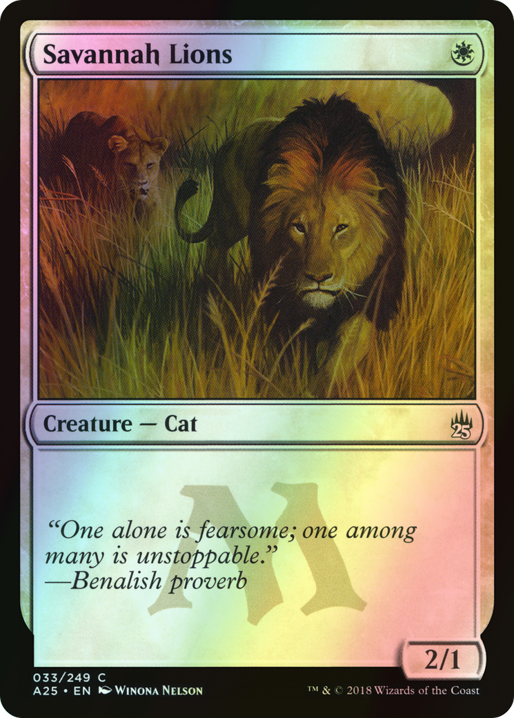Savannah Lions (A25) #33 [EN/F]