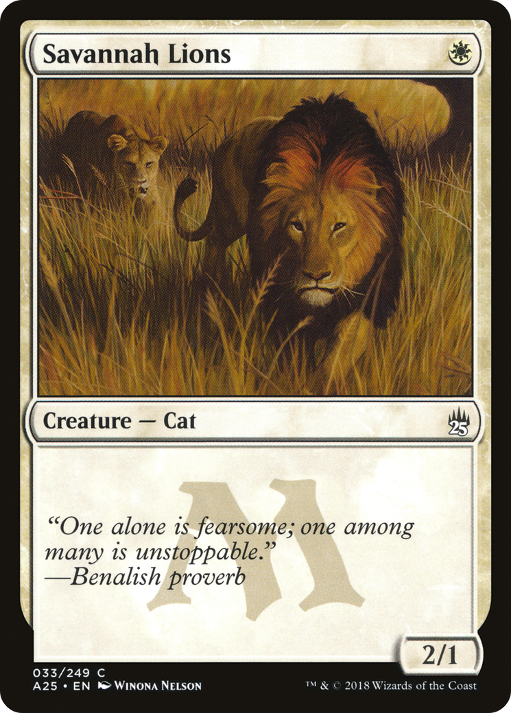 Savannah Lions (A25) #33 [EN/N]