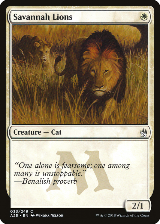 Savannah Lions (A25) #33 [EN/N]