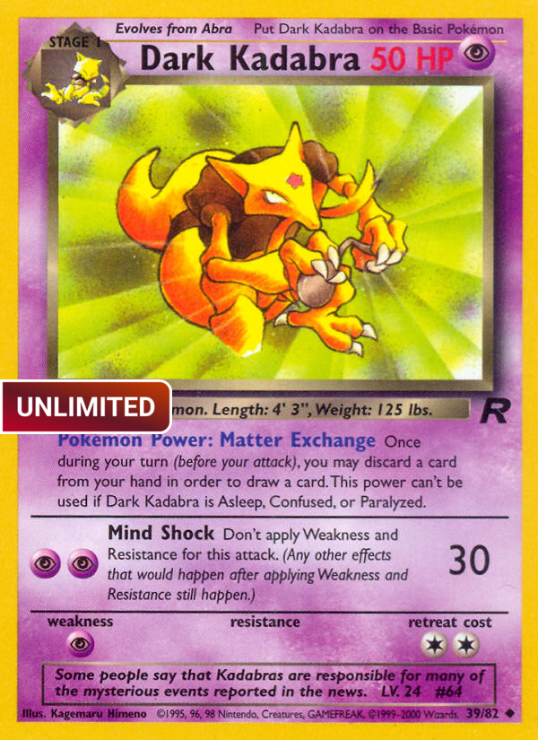 Dark Kadabra (TR) #39 [EN/U]