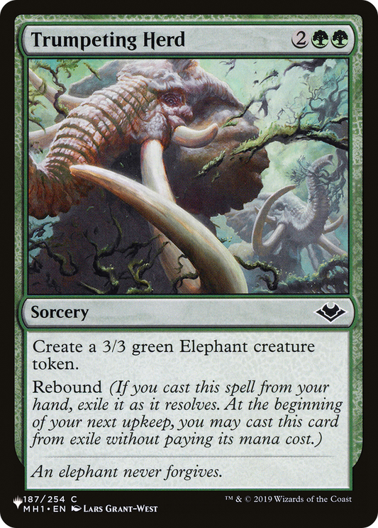 Trumpeting Herd (PLST) #MH1-187 [EN/N]