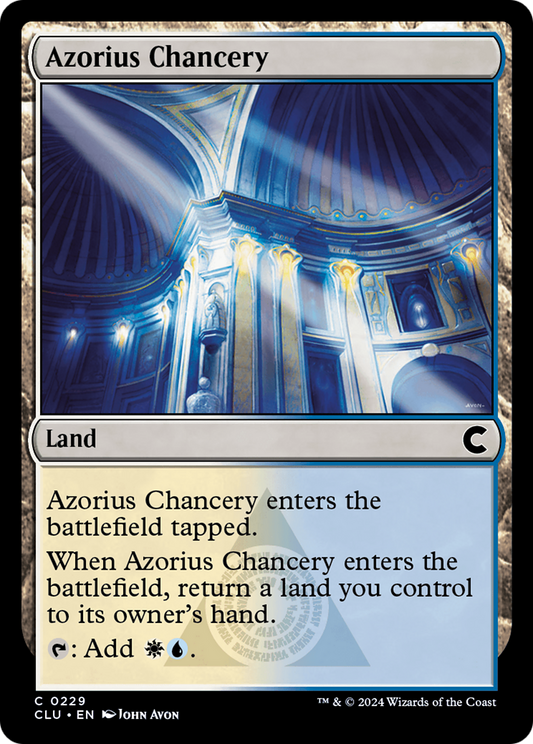 Azorius Chancery (CLU) #229 [EN/N] s/o