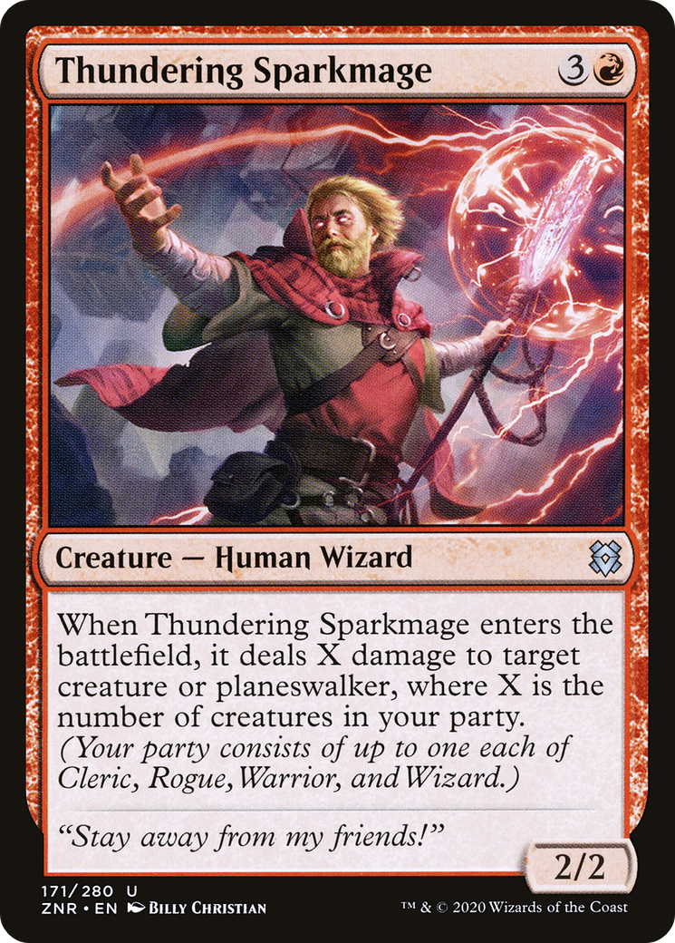 Thundering Sparkmage (ZNR) #171 [EN/N]
