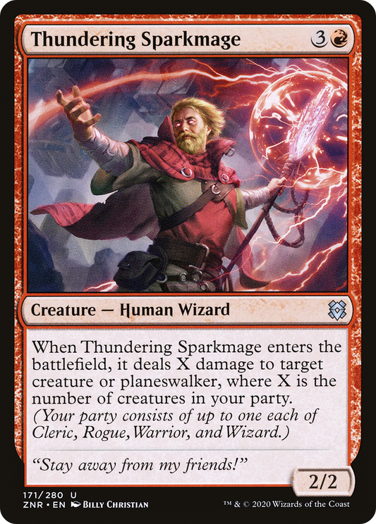 Thundering Sparkmage (ZNR) #171 [EN/N]