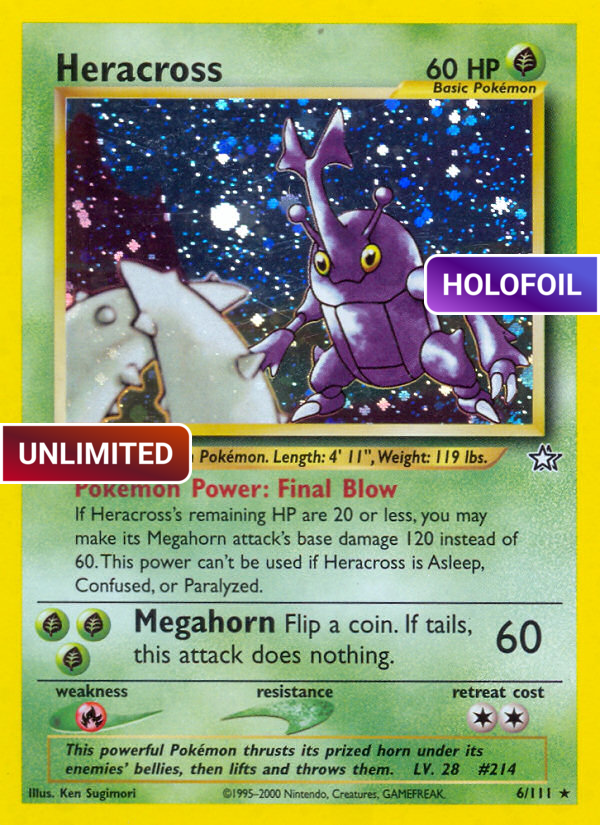 Heracross (N1) #006 [EN/UH] s/o