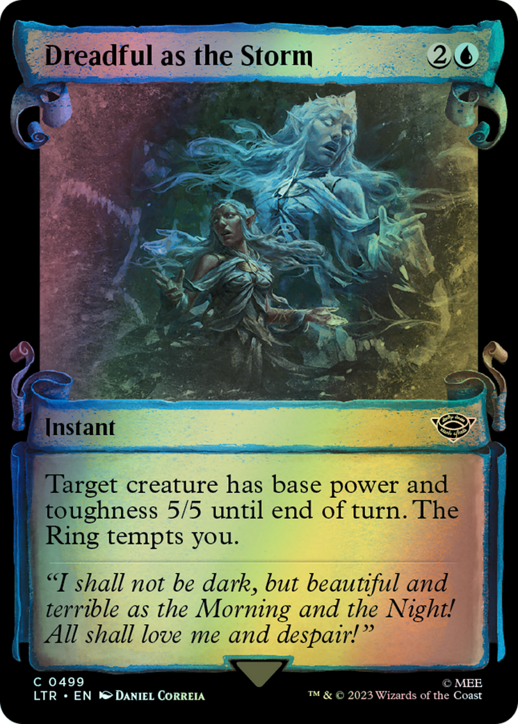 Dreadful as the Storm - Silver Foil (LTR) #499 [EN/F]