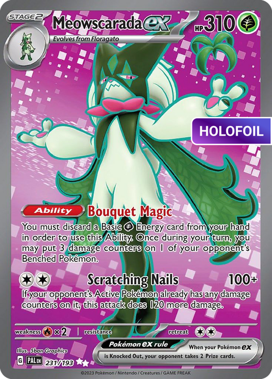 Meowscarada ex (PAL) #231 [EN/H]