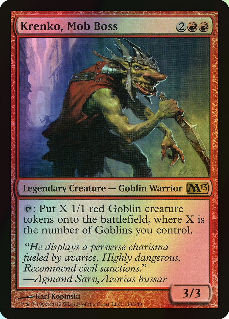 Krenko, Mob Boss (M13) #138 [EN/F]