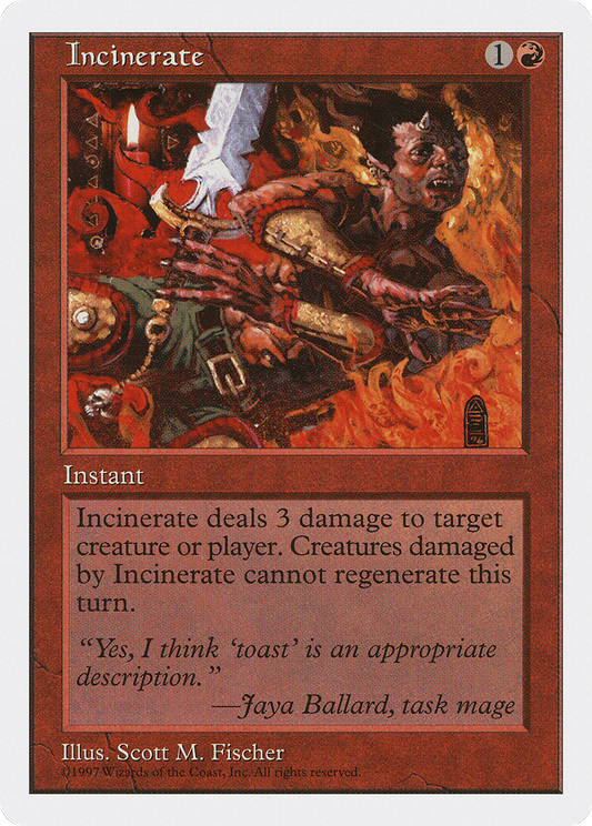Incinerate (5ED) #242 [EN/N]