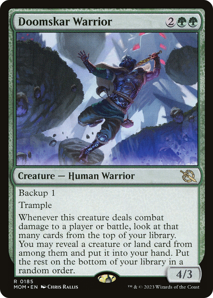 Doomskar Warrior (MOM) #185 [EN/N]