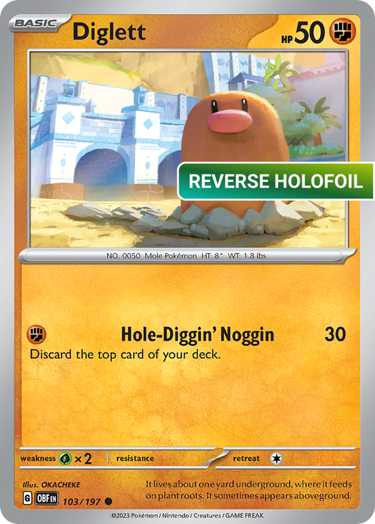 Diglett (OBF) #103 [EN/R]