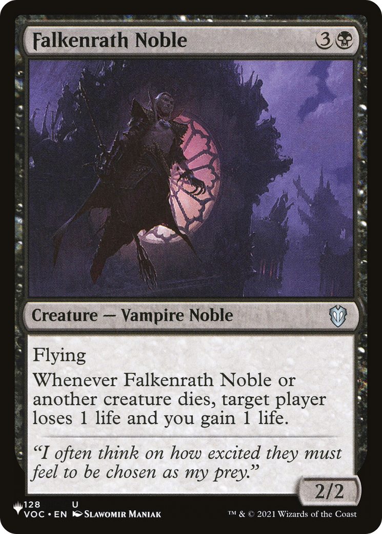 Falkenrath Noble (PLST) #VOC-128 [EN/N] s/o