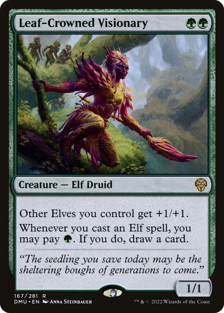 Leaf-Crowned Visionary (DMU) #167 [EN/N] s/o