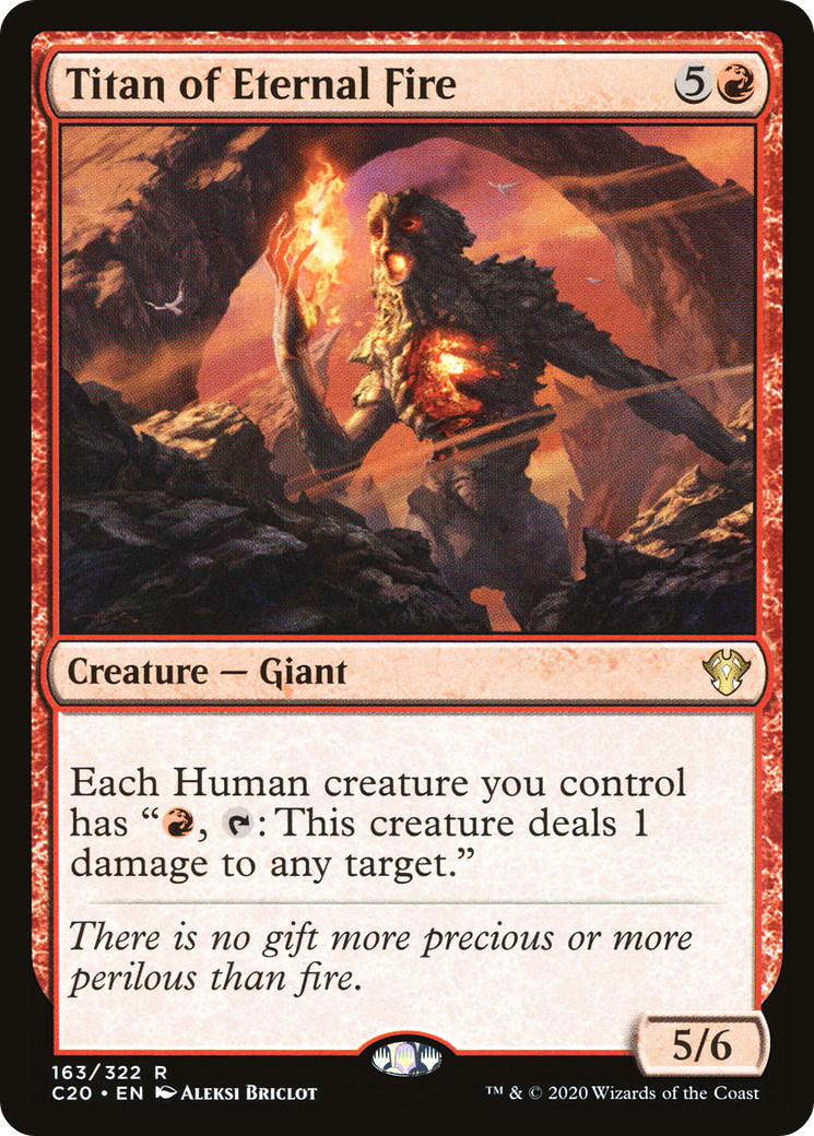Titan of Eternal Fire (C20) #163 [EN/N]