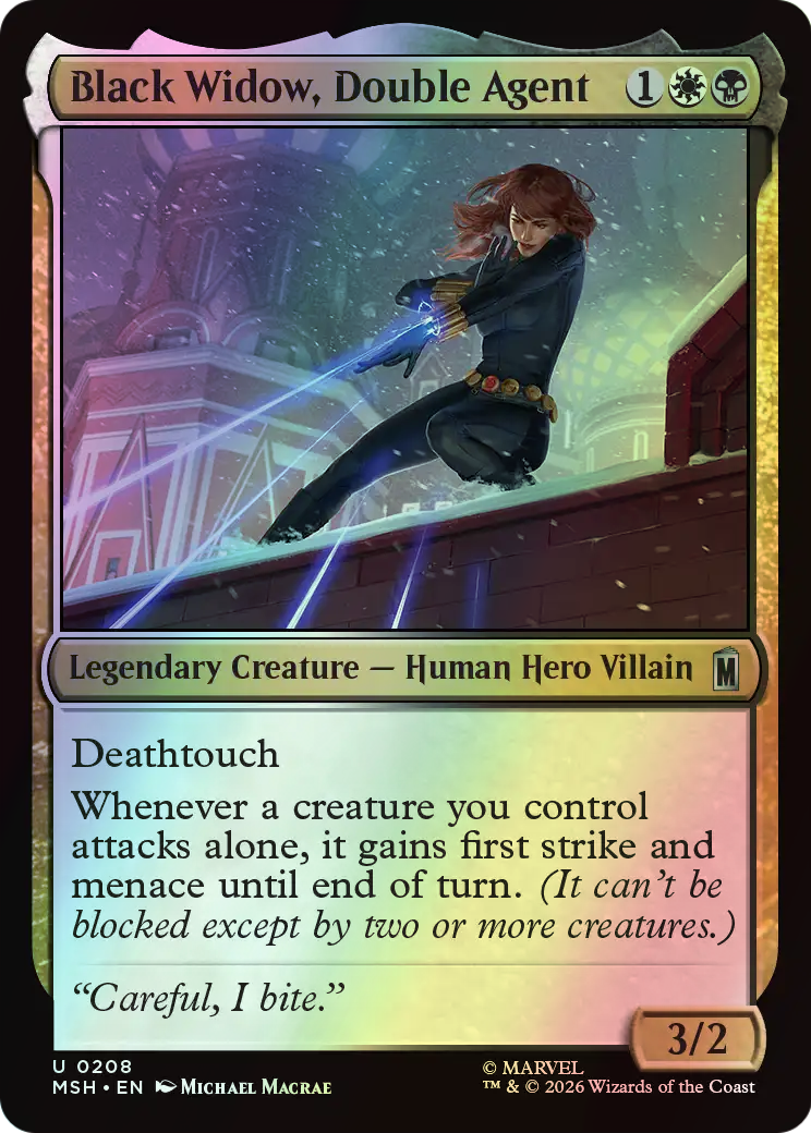 Black Widow, Double Agent (MSH) #208 [EN/F] s/o