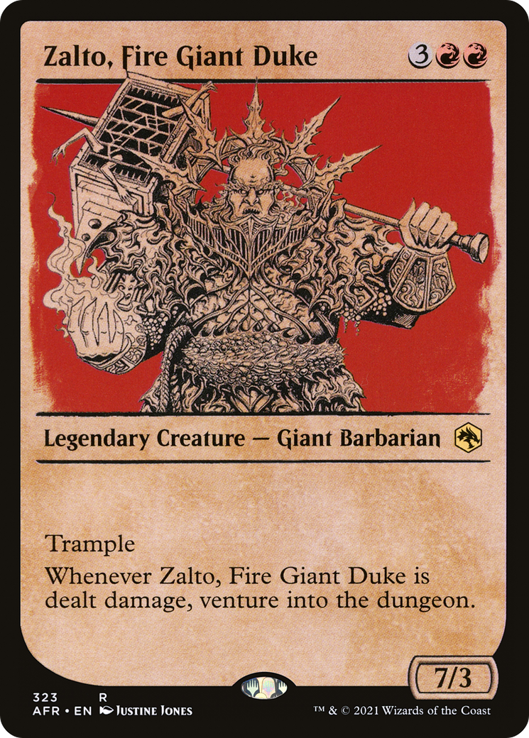 Zalto, Fire Giant Duke (AFR) #323 [EN/N]