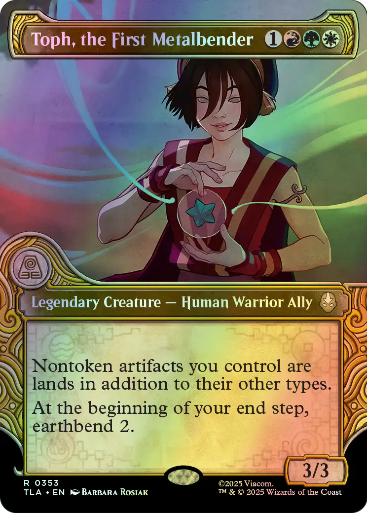 Toph, the First Metalbender (TLA) #353 [EN/F] s/o