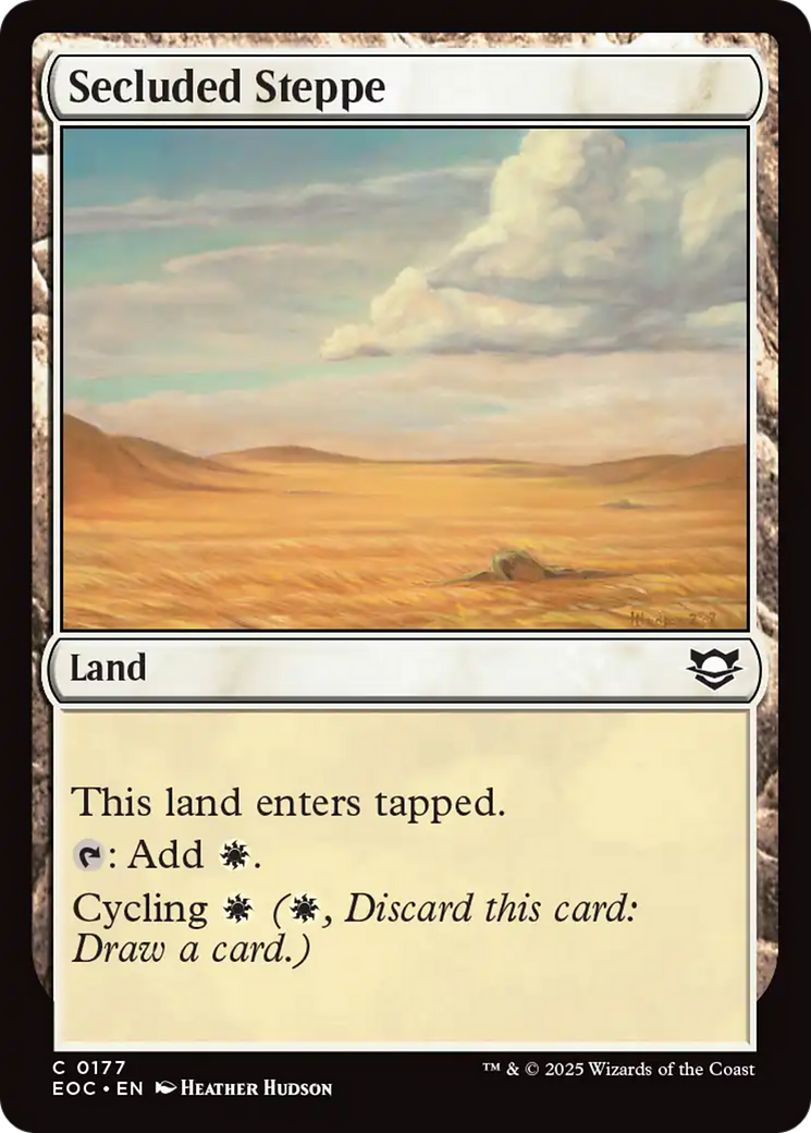 Secluded Steppe (EOC) #177 [EN/N]