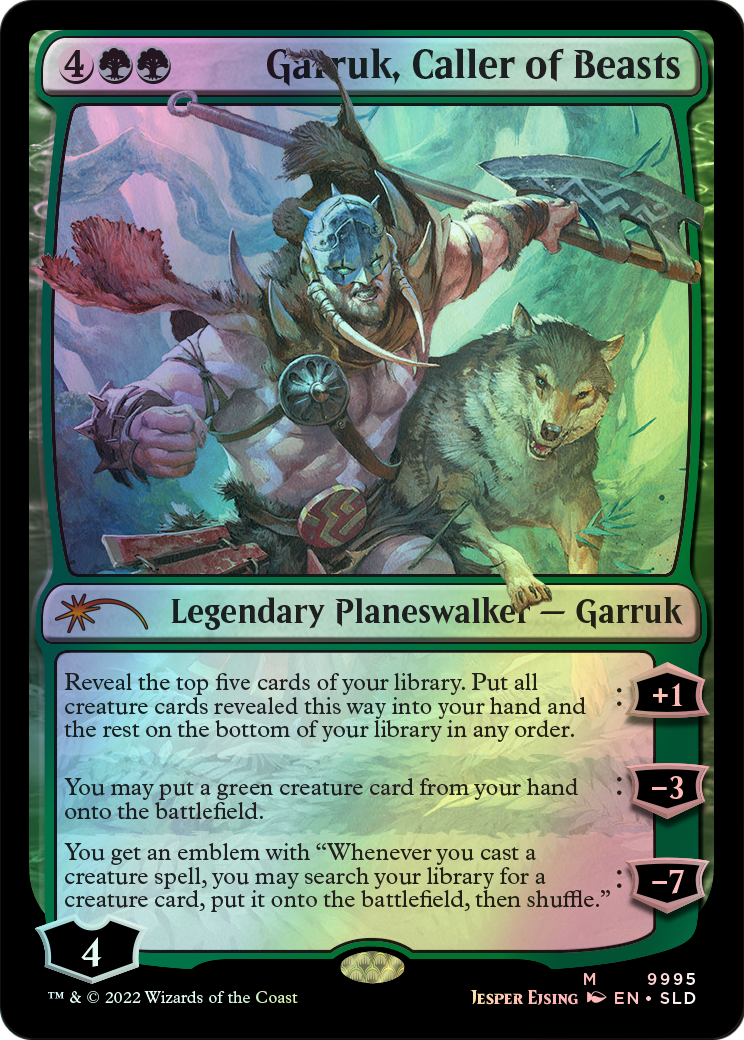 Garruk, Caller of Beasts (SLD) #9995 [EN/F]