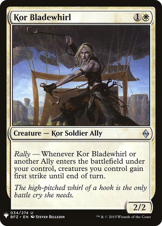 Kor Bladewhirl (PLST) #BFZ-34 [EN/N]