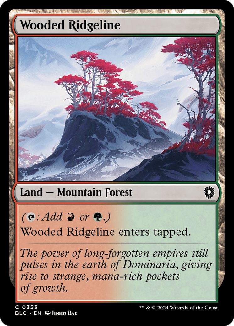 Wooded Ridgeline (BLC) #353 [EN/N] s/o