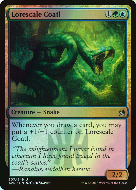 Lorescale Coatl (A25) #207 [EN/F] s/o