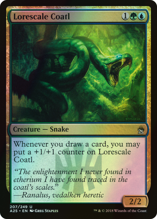Lorescale Coatl (A25) #207 [EN/F] s/o