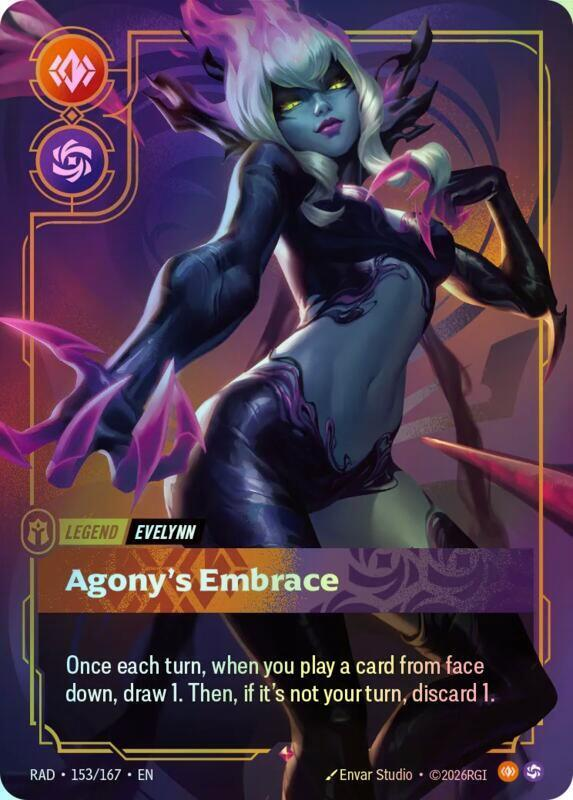 Evelynn, Agony's Embrace (RAD) #153 [EN/F]