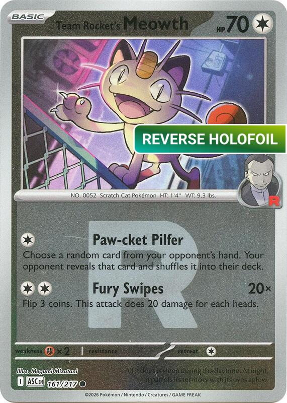 Team Rocket's Meowth (Team Rocket) (ASC) #161_V2 [EN/R] s/o