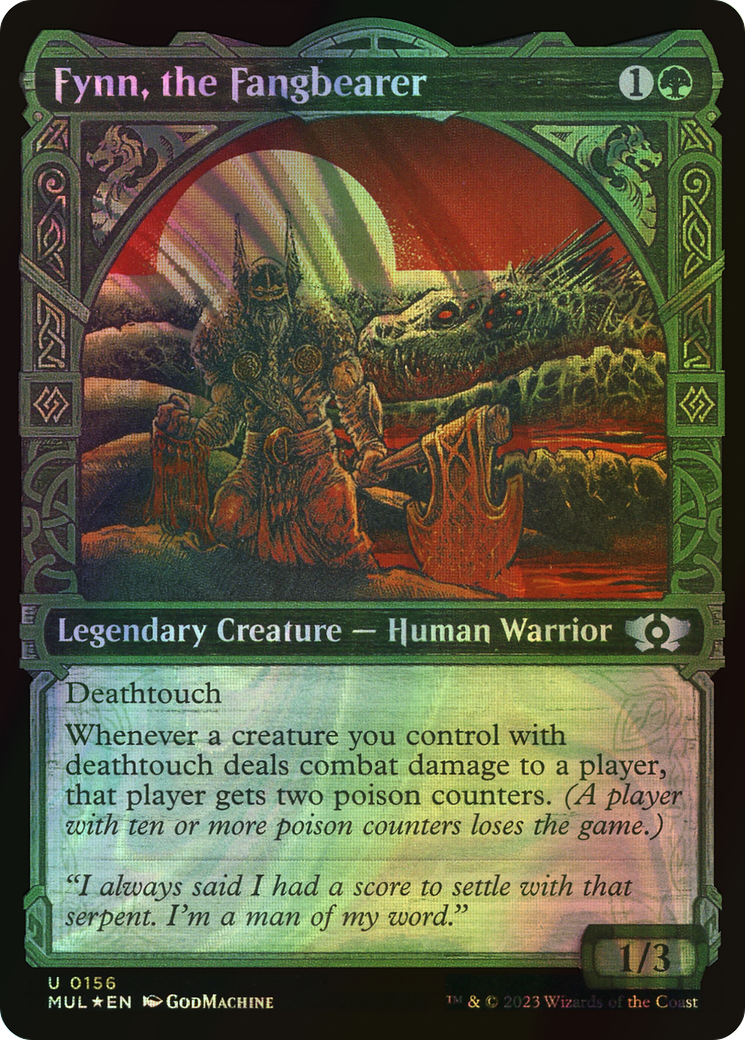 Fynn, the Fangbearer - Halo Foil (MUL) #156 [EN/F]