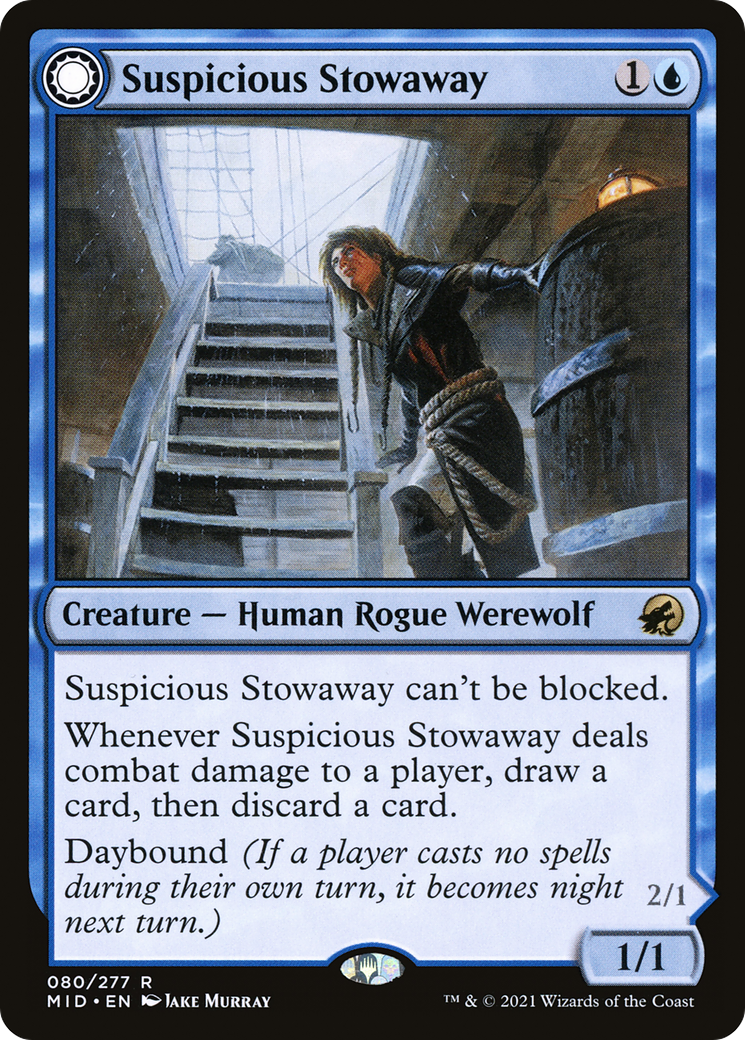 Suspicious Stowaway // Seafaring Werewolf (MID) #80 [EN/N]