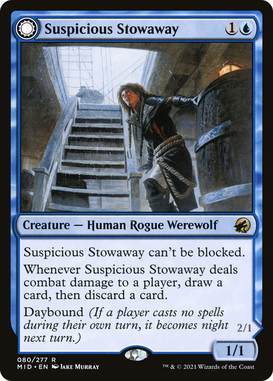Suspicious Stowaway // Seafaring Werewolf (MID) #80 [EN/N]