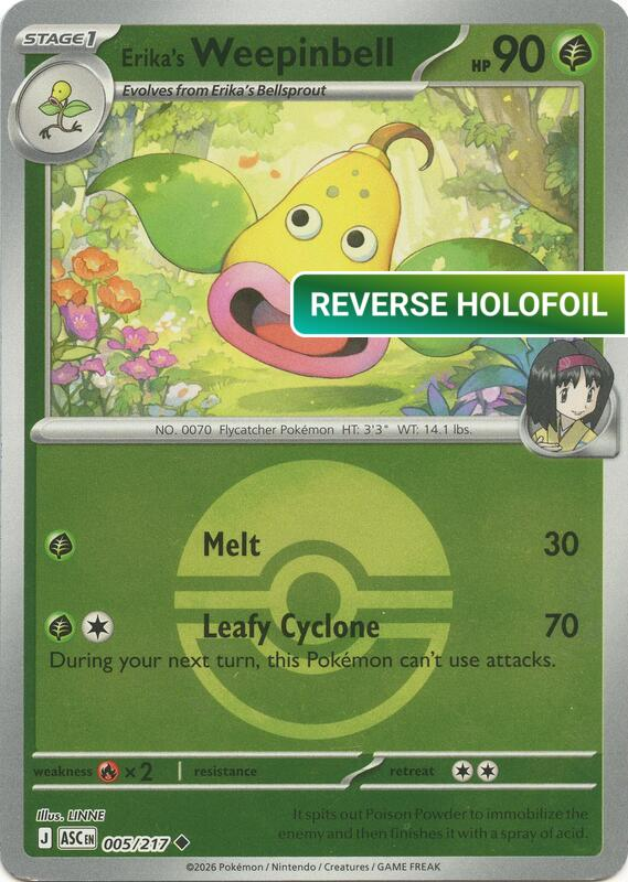 Erika's Weepinbell (Poke Ball) (ASC) #005_V2 [EN/R]