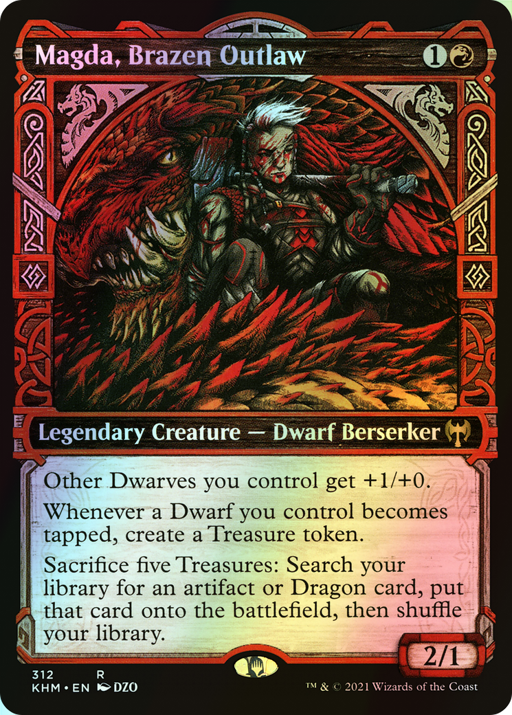 Magda, Brazen Outlaw (KHM) #312 [EN/F] s/o