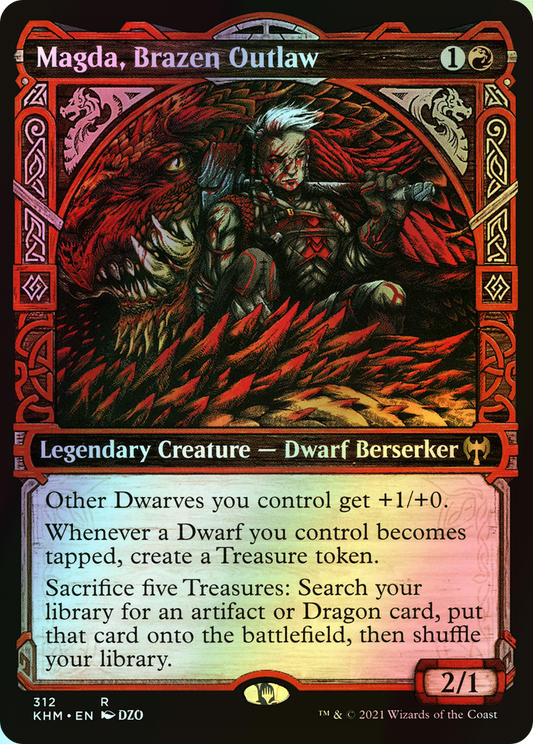Magda, Brazen Outlaw (KHM) #312 [EN/F] s/o