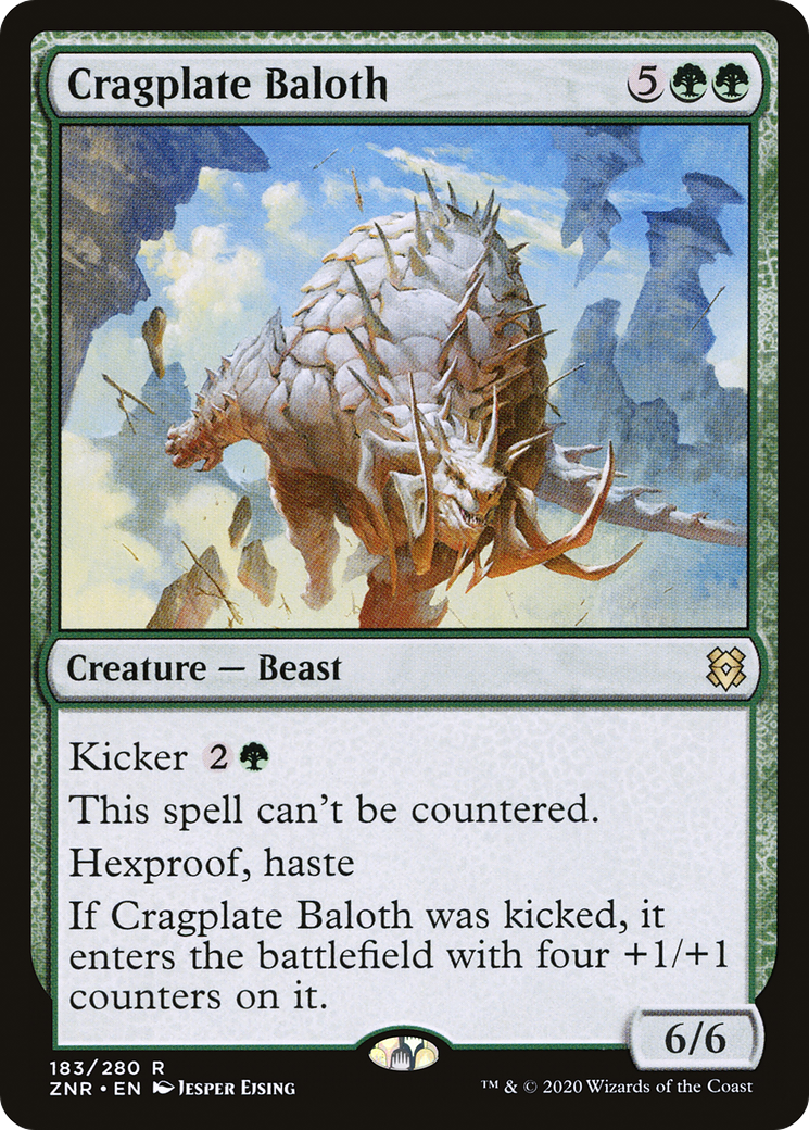 Cragplate Baloth (ZNR) #183 [EN/N] s/o
