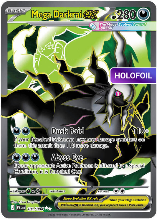 Mega Darkrai ex - 101/084 (ME05) #101 [EN/H]