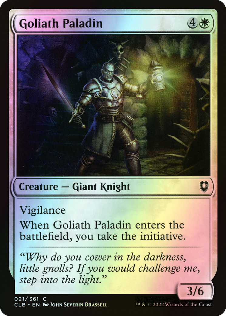 Goliath Paladin (CLB) #21 [EN/F] s/o
