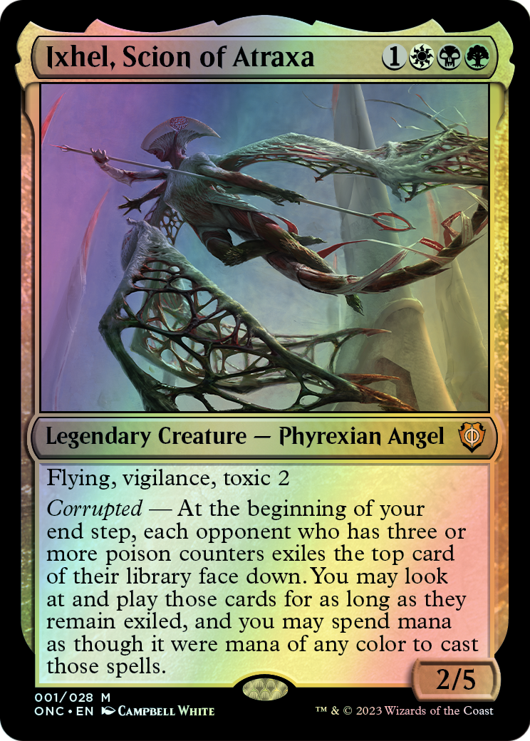 Ixhel, Scion of Atraxa (ONC) #1 [EN/F] s/o