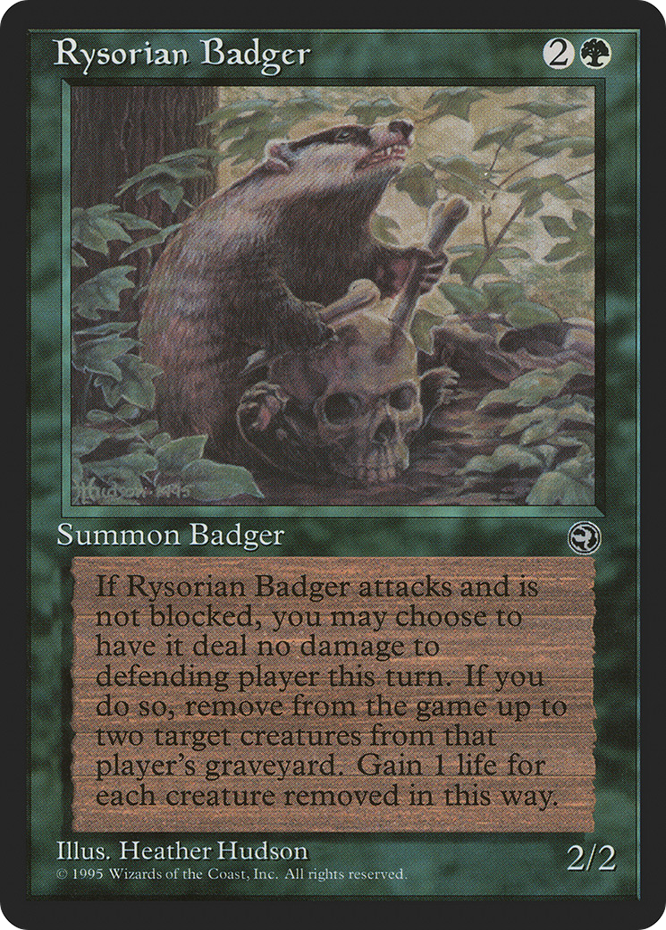 Rysorian Badger (HML) #96 [EN/N]