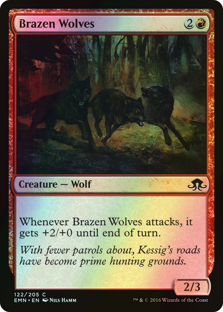 Brazen Wolves (EMN) #122 [EN/F]