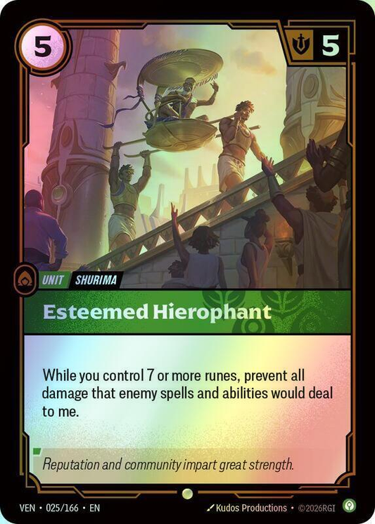 Esteemed Hierophant (VEN) #025 [EN/F]