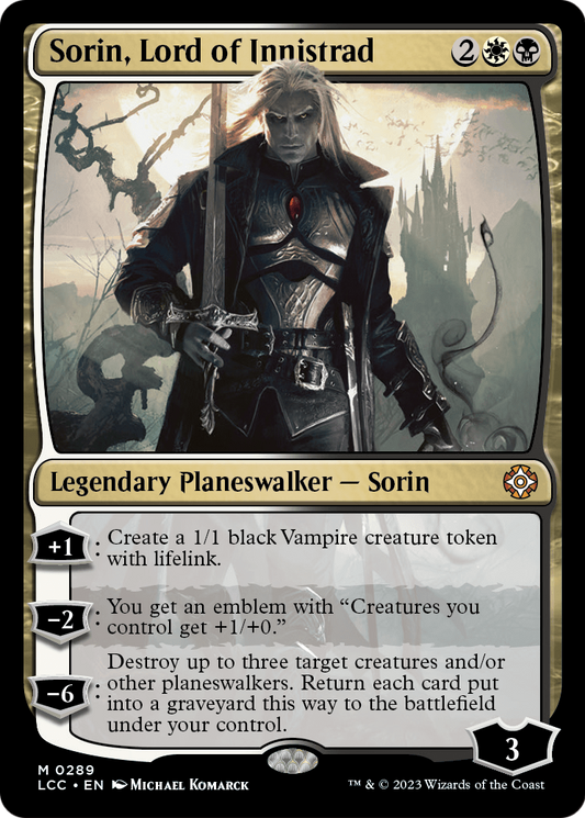 Sorin, Lord of Innistrad (LCC) #289 [EN/N]