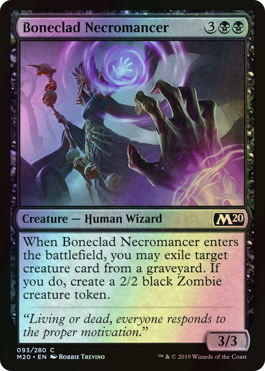 Boneclad Necromancer (M20) #93 [EN/F]