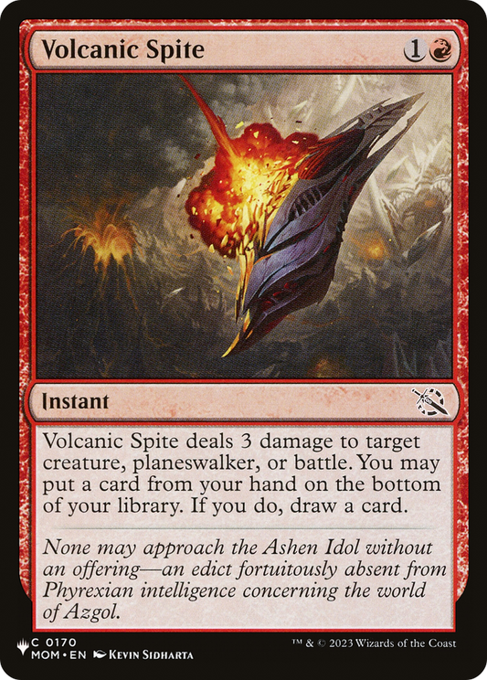 Volcanic Spite (PLST) #MOM-170 [EN/N]